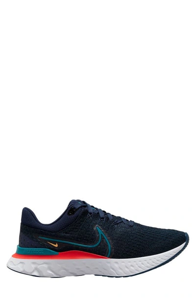Nike React Infinity Run Flyknit 3 Running Shoe In Blue