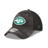 New Era Men's  Camo, Black New York Jets Logo Neo 39thirty Flex Hat In Camo