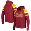 Starter Burgundy Washington Commanders Draft Fleece Raglan Pullover Hoodie In Burgundy