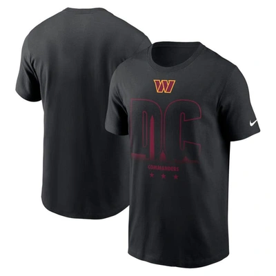 Nike Men's Local (nfl Washington Commanders) T-shirt In Black