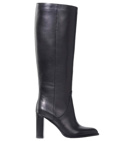 Marion Parke Women's Dolly Almond Toe High Heel Boots In Black