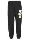 5 Progress Cotton Bear Sweatpants In Black