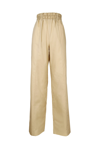 Fabiana Filippi Loose Waist Bag Details Casual Pants In White