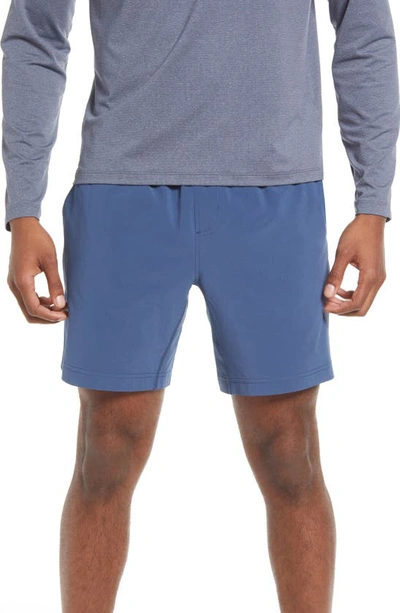 Rhone Gym Shorts In Dark Denim