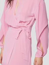 Equipment Korinne Silk Dress In Pink Wild Rose