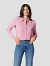Equipment Leona Silk Shirt In Pink Wild Rose