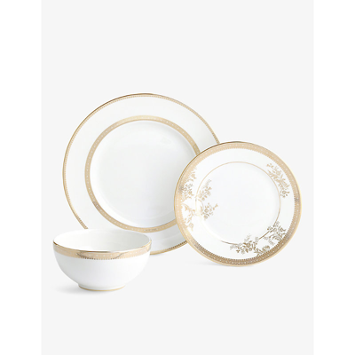 Wedgwood X Vera Wang Lace Gold 12-piece China Dining Set