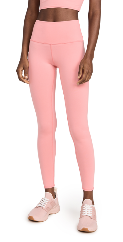 Alo Yoga Airbrush High-waist Sport Leggings In Strawberry Lemona