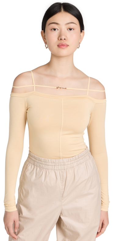 Jacquemus Le T-shirt Sierra In Yellow