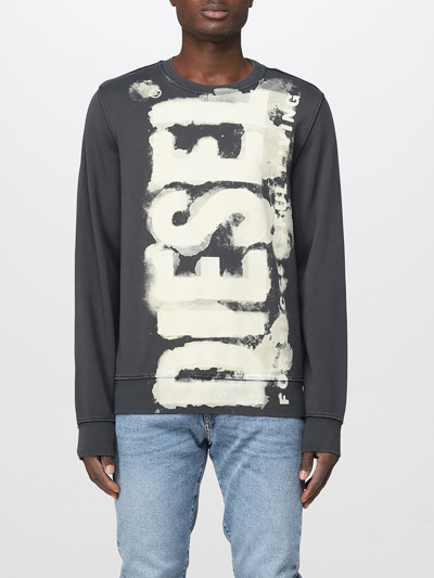 Shop Diesel Sweatshirt  Men Color Black