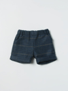 LA STUPENDERIA SHORTS LA STUPENDERIA KIDS colour BLUE,D57691009