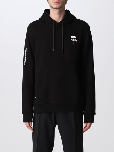 KARL LAGERFELD SWEATSHIRT KARL LAGERFELD MEN COLOR BLACK,D61487002