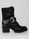 VERSACE JEANS COUTURE FLAT ANKLE BOOTS VERSACE JEANS COUTURE WOMAN,D64567002