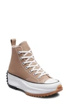 Converse Chuck Taylor® All Star® Run Star Hike High Top Platform Sneaker In Hemp/ Black/ White
