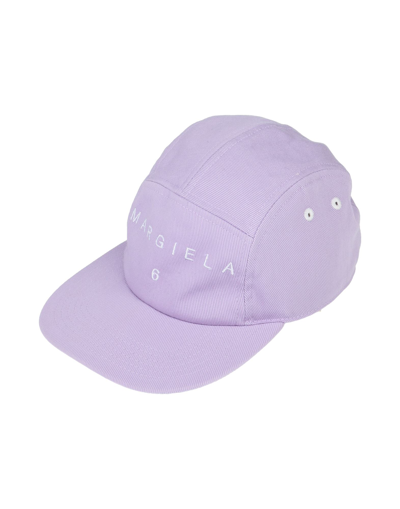 Mm6 Maison Margiela Hats In Purple