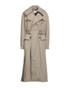 Maison Margiela Overcoats In Sage Green