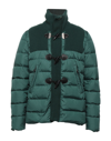 Bark Down Jackets In Green