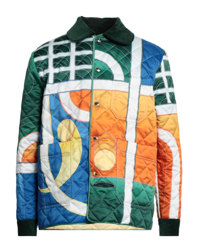 Casablanca Men's Reve De Tennis Quilted Hunting Jacket In Paysage