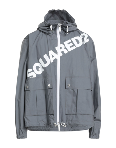 Dsquared2 Overcoats In Grey