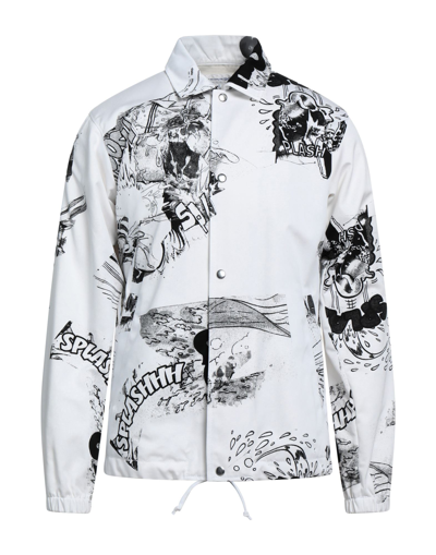 Comme Des Garçons Shirt Jackets In White