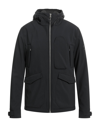 Scervino Man Jacket Black Size Xxl Polyester, Elastane In Black