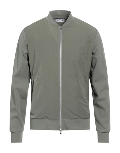 Daniele Alessandrini Homme Jackets In Sage Green