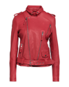 Be Edgy Jackets In Red