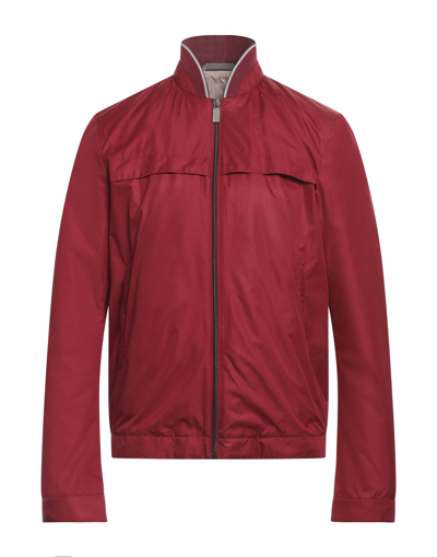 Canali Jackets In Red
