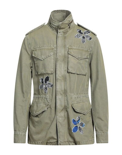 Front Street Jackets In Green
