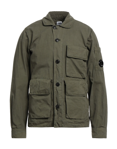 C.p. Company Jackets In Green