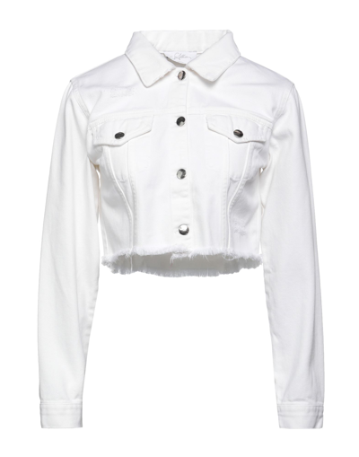 Soallure Denim Outerwear In White