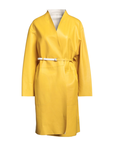 Desa Nineteenseventytwo Overcoats In Yellow