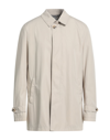 CANALI CANALI MAN OVERCOAT & TRENCH COAT BEIGE SIZE 42 POLYESTER