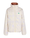 VANS VANS EM ON HOLIDAY REV FOUNDRY JACKET WOMAN PUFFER IVORY SIZE L POLYESTER