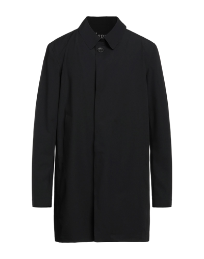 Herno Overcoats In Black