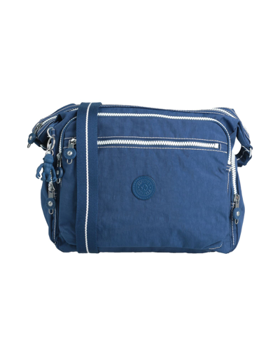 Kipling Woman Cross-body Bag Blue Size - Polyamide In Dark Blue