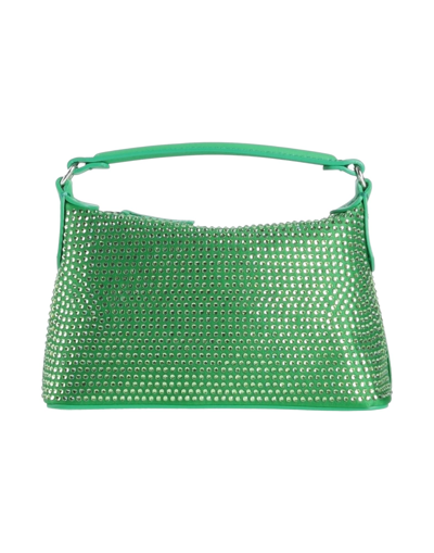 LIU •JO LIU •JO LEONIE HANNE X LIU •JO WOMAN HANDBAG GREEN SIZE - TEXTILE FIBERS, SOFT LEATHER