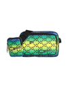 Off-white Monogram Leather Camera Bag In Green