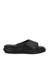 Alyx 1017  9sm Man Sandals Black Size 11 Soft Leather In Black