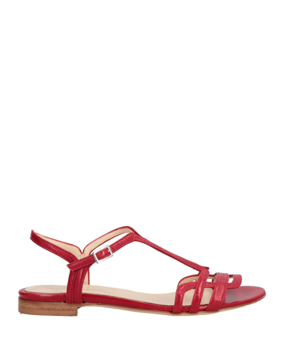 Anna F. Sandals In Red