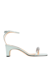 Sergio Rossi Sandals In Sage Green