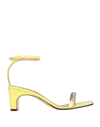 Sergio Rossi Sandals In Light Yellow