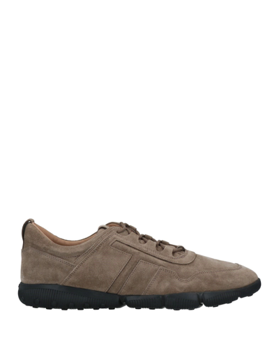 Tod's Sneakers In Beige