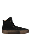 Uma Wang Platform-sole High-top Sneakers In Black