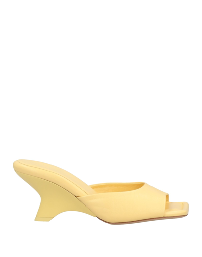 Gia Borghini Sandals In Yellow