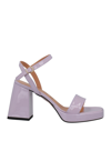 Paolo Mattei Sandals In Purple