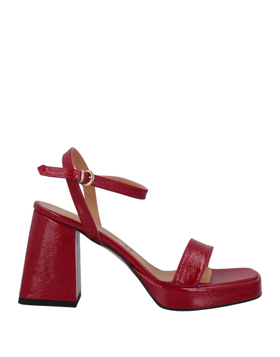 Paolo Mattei Sandals In Red