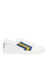 VALEXTRA VALEXTRA MAN SNEAKERS WHITE SIZE 4 SOFT LEATHER