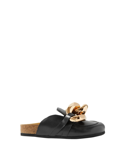 Jw Anderson Woman Mules & Clogs Black Size 8 Calfskin