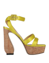 Si Rossi By Sergio Rossi Sandals In Yellow
